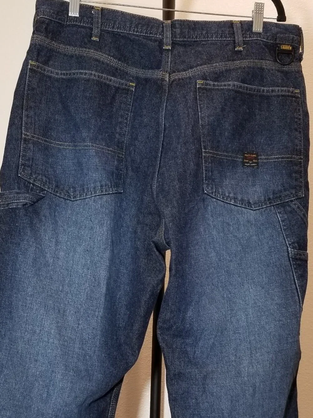 Vintage Polo Jeans Co Polo Ralph Lauren Carpenter Jeans Mens 36x30 Baggy Y2K